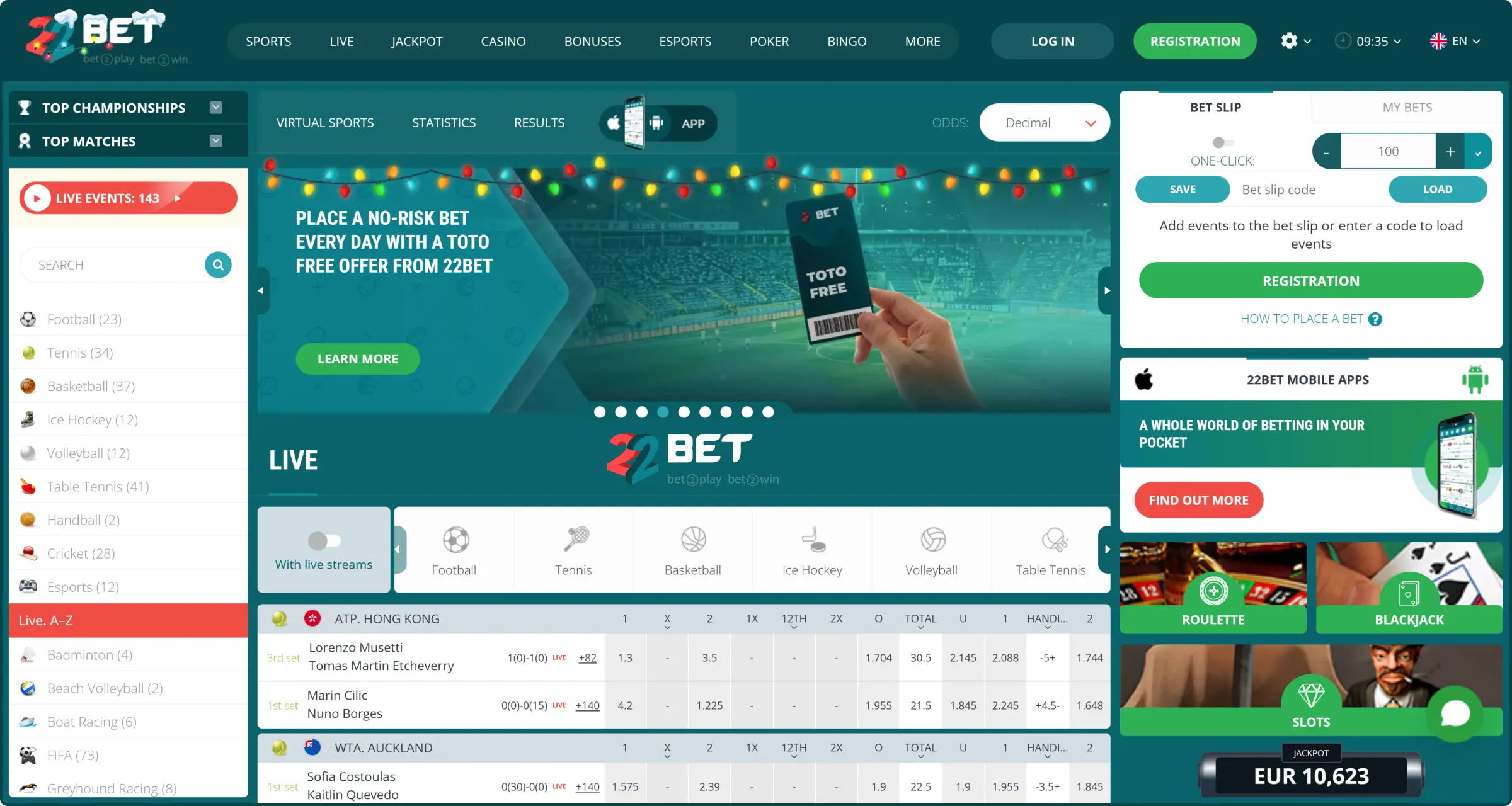 22Bet Šport 22Bet Šport